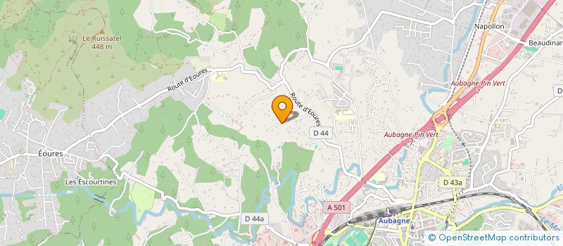 localisation de l'entreprise SCI AMSOCA AUBAGNE à AUBAGNE