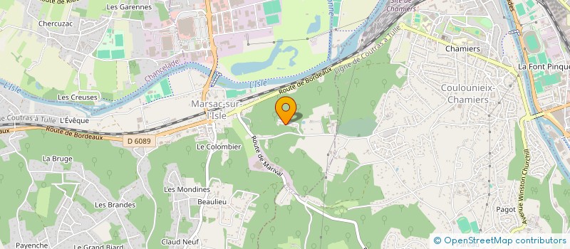 localisation de l'entreprise SCI AMT  MARSAC-SUR-L'ISLE