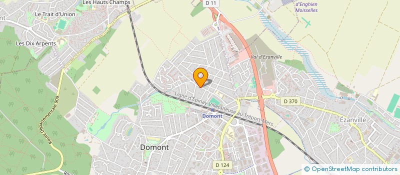 localisation de l'entreprise SCI AMT  DOMONT