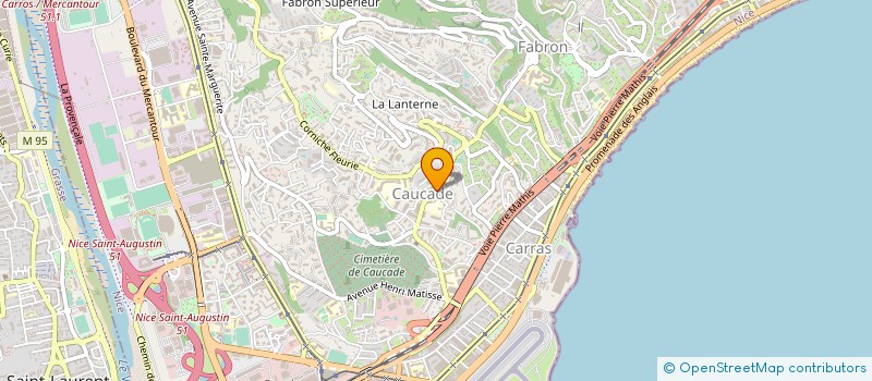 localisation de l'entreprise SCI AMT à NICE