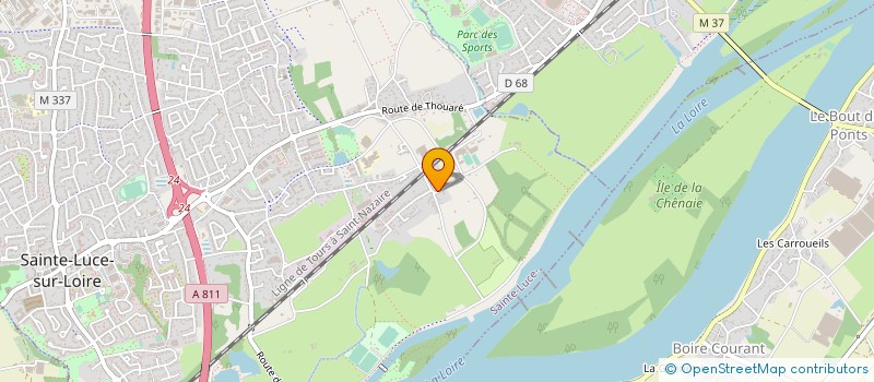 localisation de l'entreprise SCI AMT ANGERS  SAINTE-LUCE-SUR-LOIRE