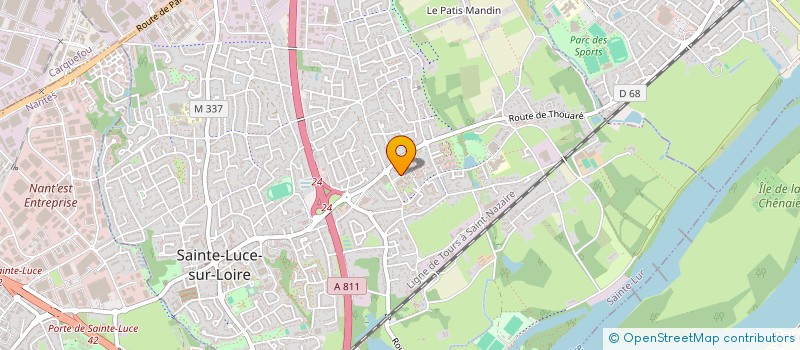 localisation de l'entreprise SCI AMT PLERIN  SAINTE-LUCE-SUR-LOIRE