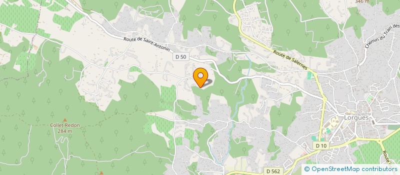 localisation de l'entreprise SCI AMTARES  LORGUES