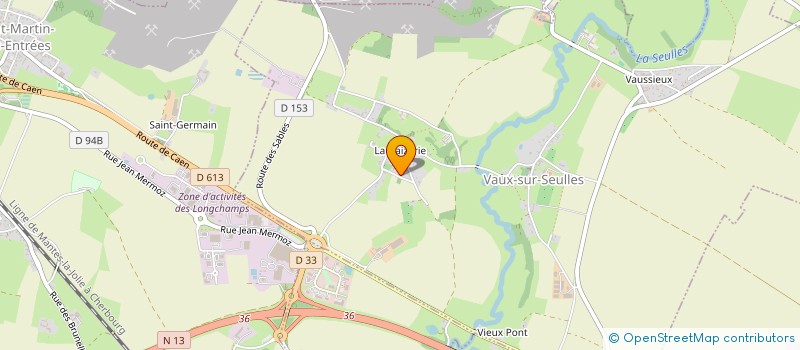 localisation de l'entreprise SCI AMTL  VAUX-SUR-SEULLES