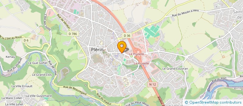 localisation de l'entreprise SCI AMTOM  PLERIN