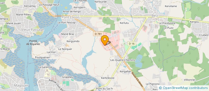 localisation de l'entreprise SCI AMTP  BELZ