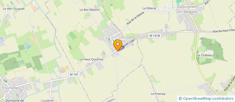 localisation de l'entreprise SCI AMV à LE MAISNIL