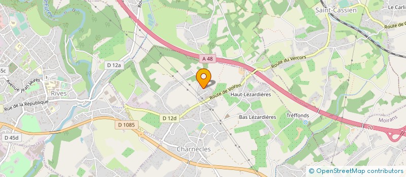 localisation de l'entreprise SCI AMV  CHARNECLES