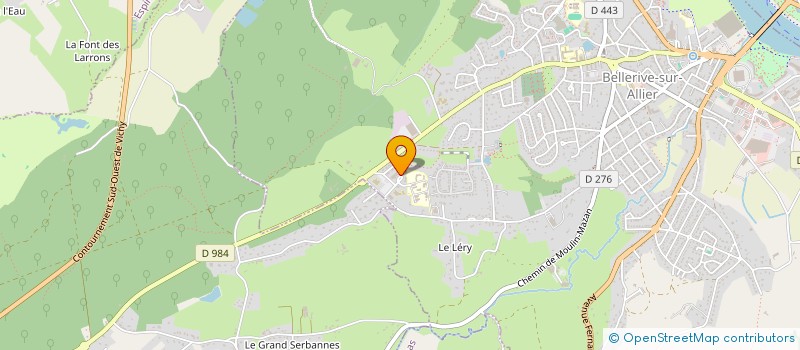 localisation de l'entreprise SCI AMVP  BELLERIVE-SUR-ALLIER