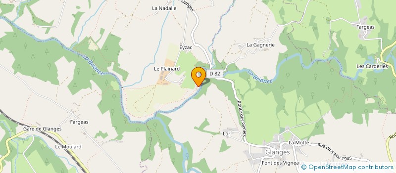 localisation de l'entreprise SCI AMW à SAINT-GENEST-SUR-ROSELLE