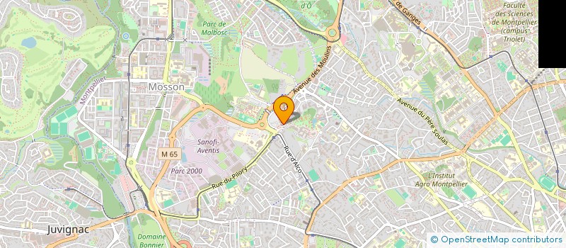 localisation de l'entreprise SCI AMY 12 à MONTPELLIER