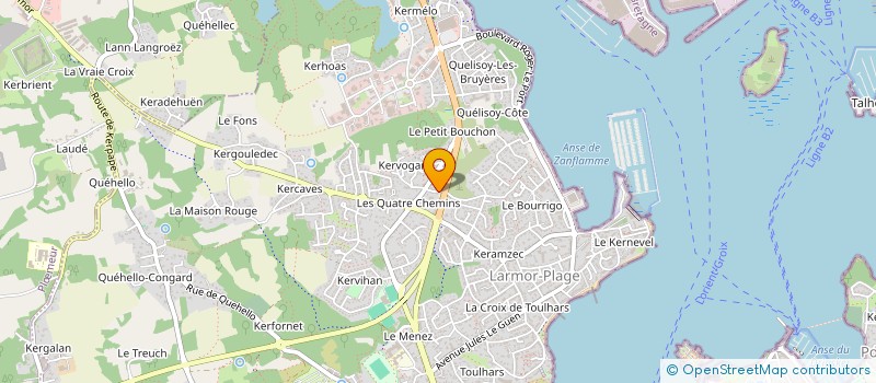 localisation de l'entreprise SCI AMY  LARMOR-PLAGE