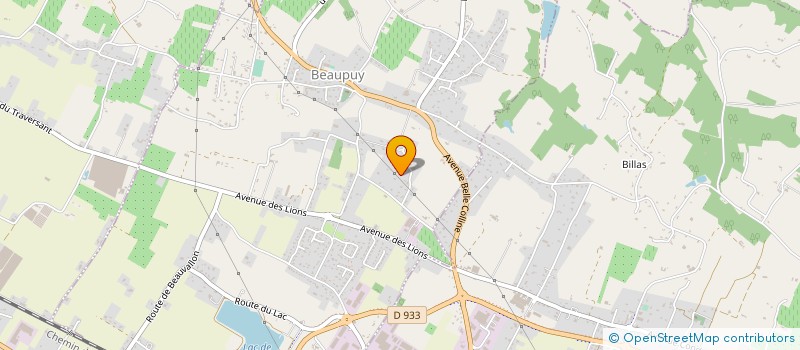 localisation de l'entreprise SCI AMY  BEAUPUY