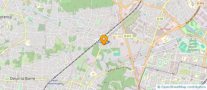 localisation de l'entreprise SCI AMY  GROSLAY