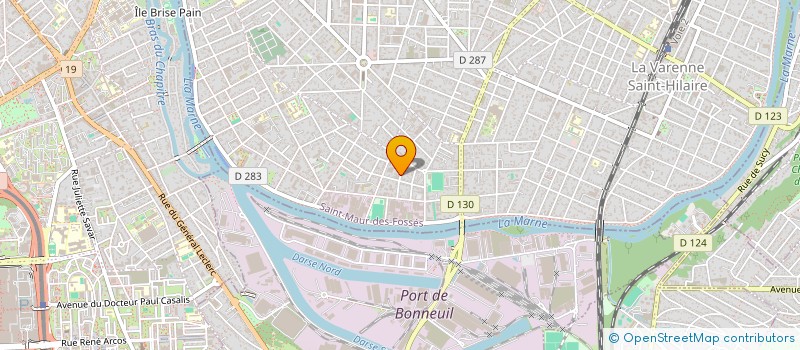 localisation de l'entreprise SCI AMY  SAINT-MAUR-DES-FOSSES