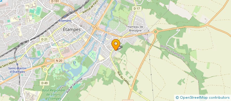 localisation de l'entreprise SCI AMY  ETAMPES