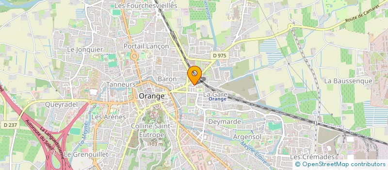 localisation de l'entreprise SCI AMYBE  ORANGE