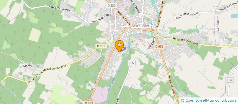 localisation de l'entreprise SCI AMYEG  CASTELJALOUX