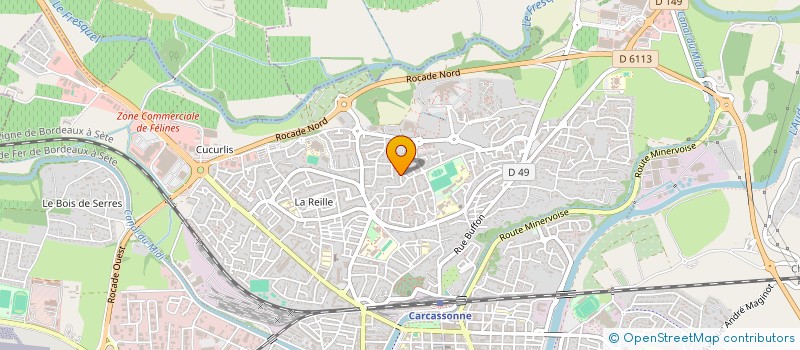 localisation de l'entreprise SCI AMYMO à CARCASSONNE