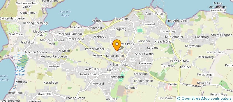 localisation de l'entreprise SCI AMYS  LANDEDA