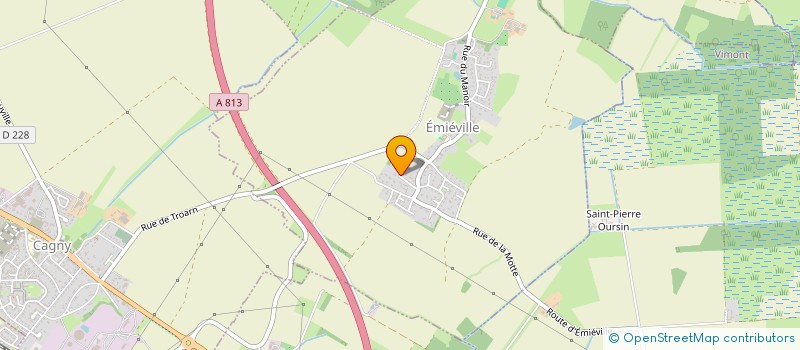 localisation de l'entreprise SCI AMYTLO  EMIEVILLE