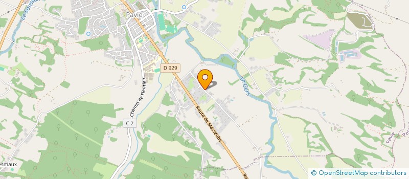 localisation de l'entreprise SCI AMZ  PAVIE