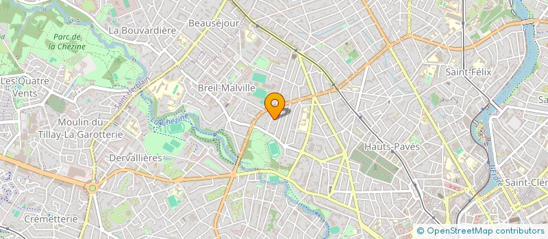 localisation de l'entreprise SCI AMZER'ZO  NANTES