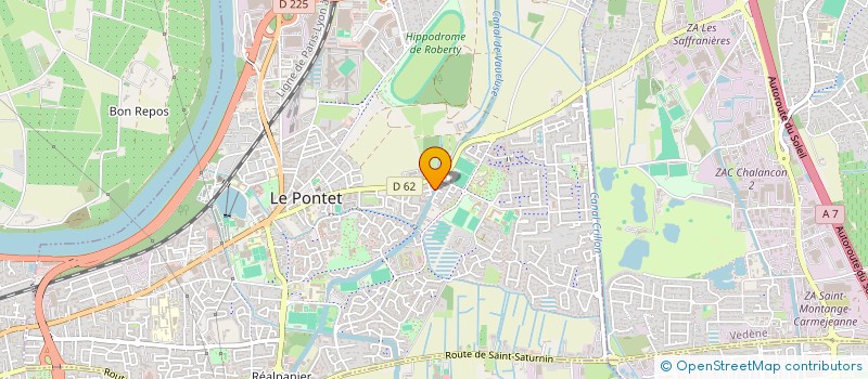 localisation de l'entreprise SCI AN  LE PONTET