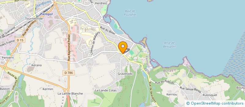 localisation de l'entreprise SCI AN ABATI  PAIMPOL