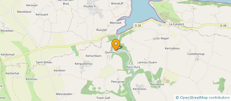 localisation de l'entreprise SCI AN ABERIOU  PLOUGUIN