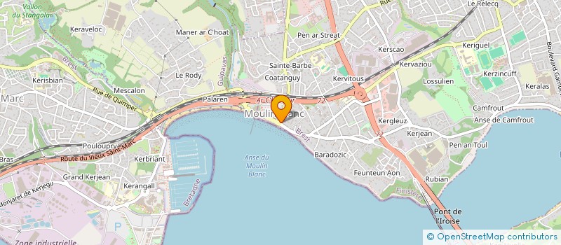 localisation de l'entreprise SCI AN AEROUANT  LE RELECQ-KERHUON