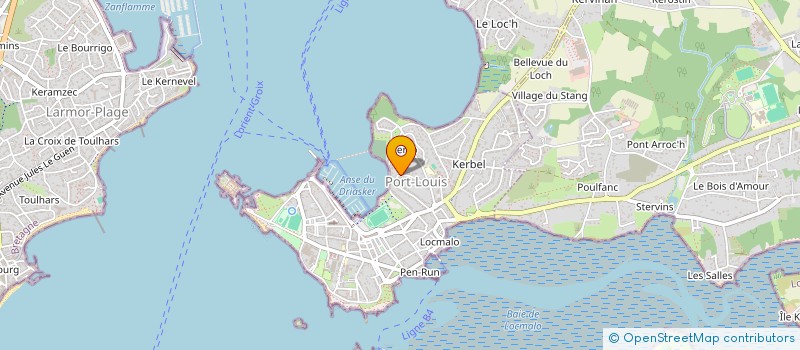 localisation de l'entreprise SCI AN AVEL  PORT-LOUIS