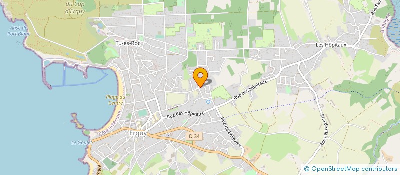 localisation de l'entreprise SCI AN DOUAR  ERQUY