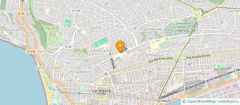 localisation de l'entreprise SCI AN IVIDIG à LE HAVRE