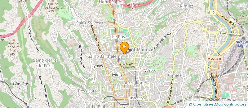 localisation de l'entreprise SCI AN LAN à NICE