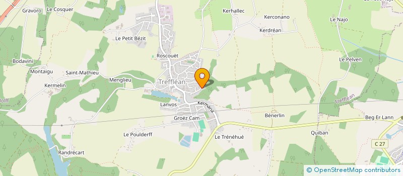 localisation de l'entreprise SCI AN MEAVEN  TREFFLEAN