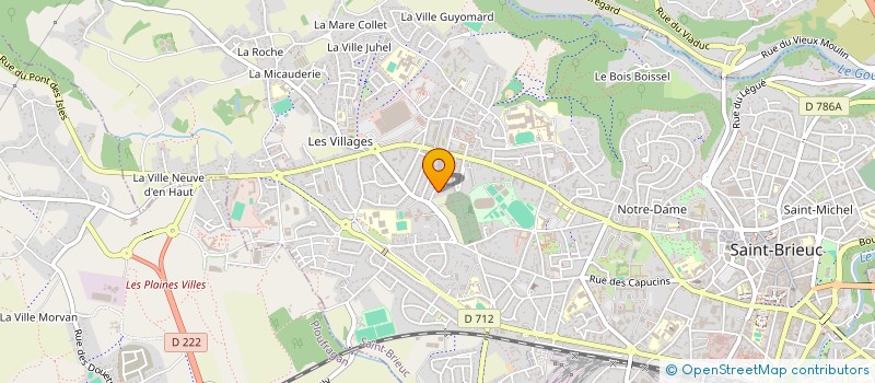 localisation de l'entreprise SCI AN NADOZ à SAINT-BRIEUC