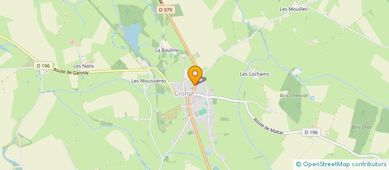 localisation de l'entreprise SCI AN.SU  CRONAT