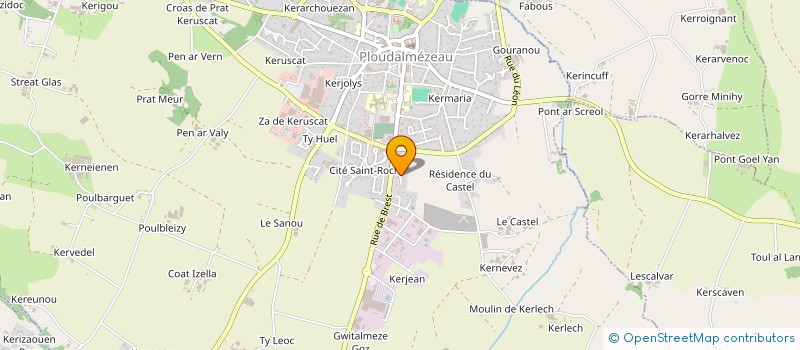 localisation de l'entreprise SCI AN TEVENN  PLOUDALMEZEAU