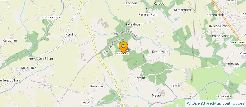 localisation de l'entreprise SCI AN TRI BREUR  PONT L ABBE