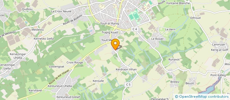 localisation de l'entreprise SCI AN TY NEVEZ  PLOUGASTEL-DAOULAS