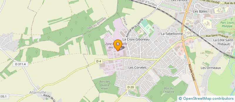 localisation de l'entreprise SCI ANA à VERNOUILLET