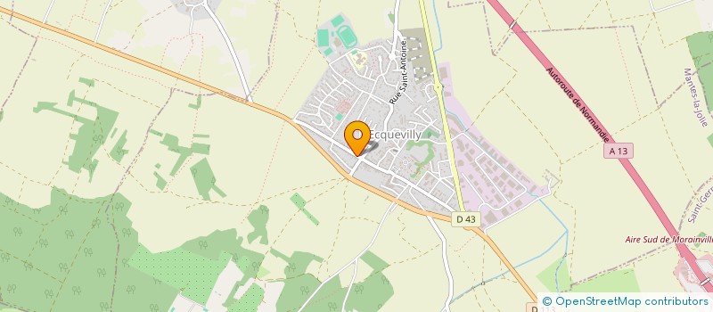 localisation de l'entreprise SCI ANA  ECQUEVILLY