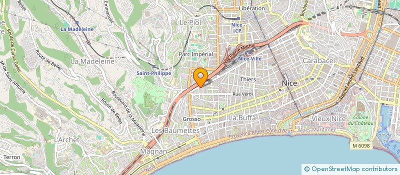 localisation de l'entreprise SCI ANA à NICE