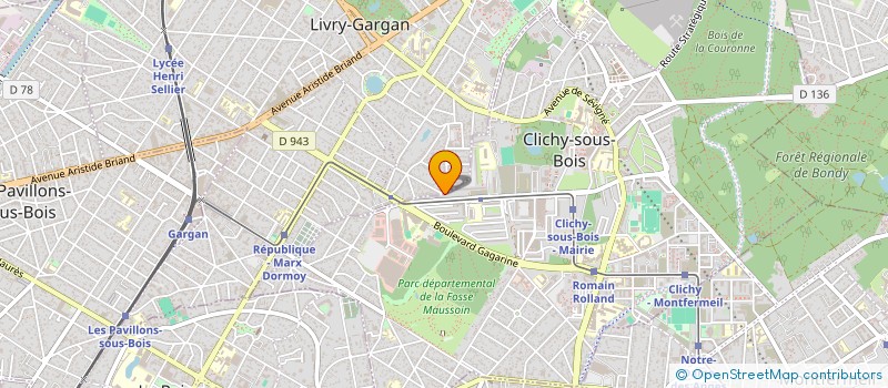 localisation de l'entreprise SCI ANA à LIVRY-GARGAN
