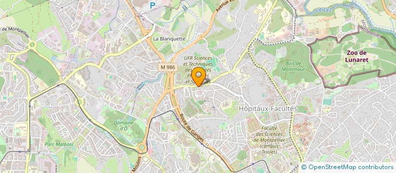 localisation de l'entreprise SCI ANA à MONTPELLIER