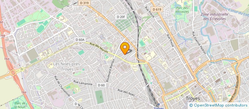 localisation de l'entreprise SCI ANA  TROYES