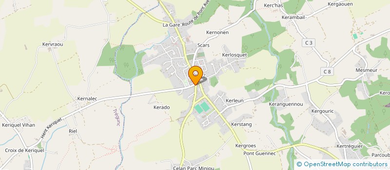 localisation de l'entreprise SCI ANA.B  NEVEZ