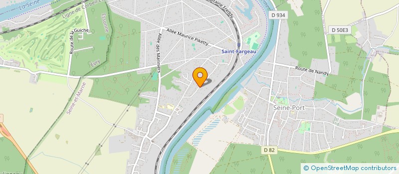 localisation de l'entreprise SCI ANA TERRA  SAINT-FARGEAU-PONTHIERRY