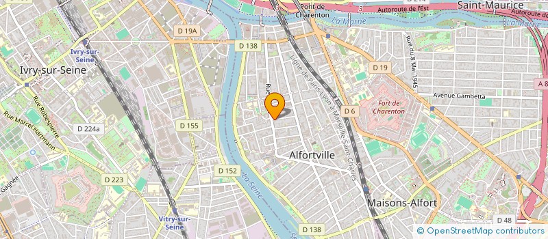 localisation de l'entreprise SCI ANA85 à ALFORTVILLE